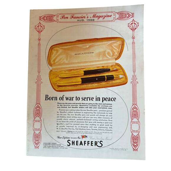 VTG Pen Fancier's Magazines (4) Oct/Nov 1986, Aug/Nov 1988 Fountain Pen Waterman - Picture 4 of 11